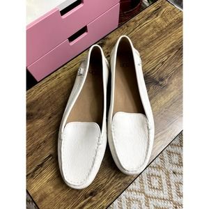 UGG Australia White Driving Loafer Sz 10